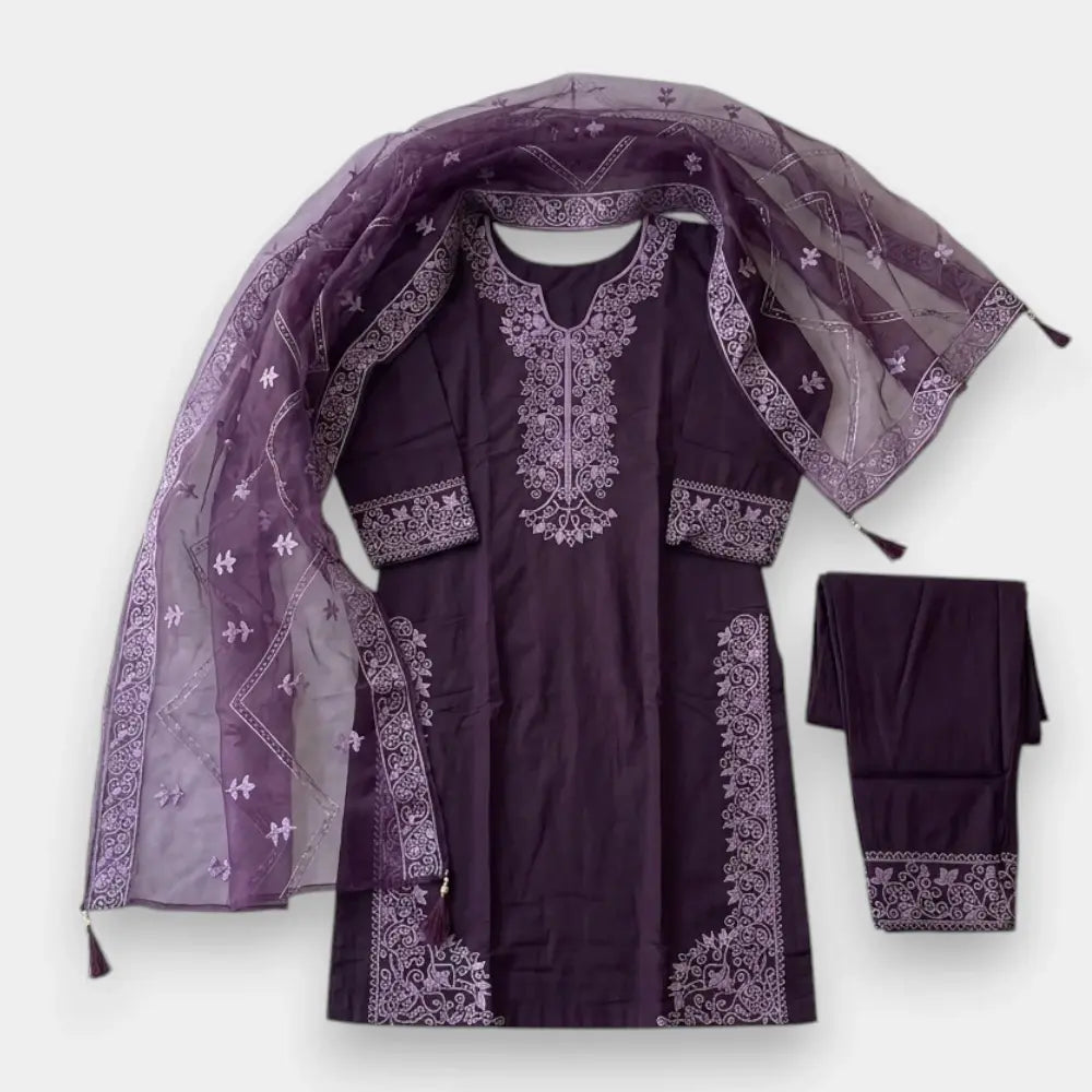 Women's 3-Piece Kurti Set – Ladies Kurti Set