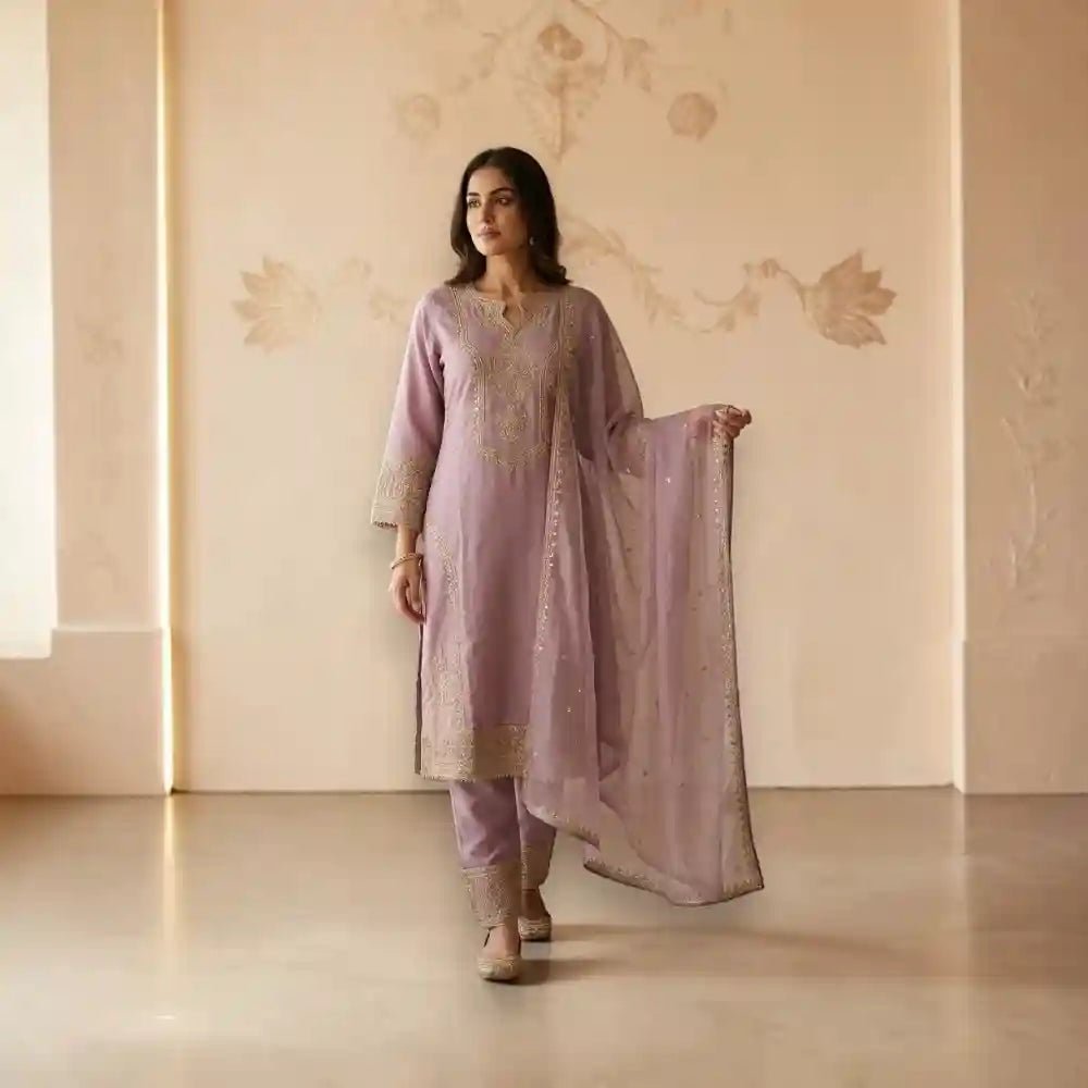 Ladies Party Wear Kurta Set