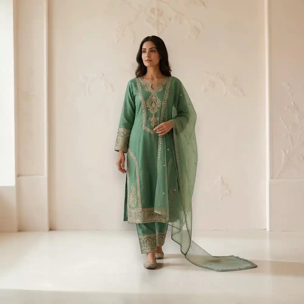 Kurta Set for Women | Festive Party Wear Kurthi- Size 44