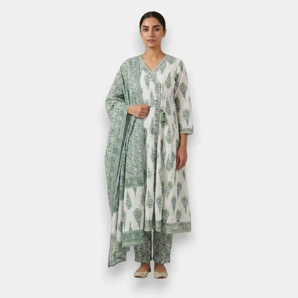 Ladies Gown Kurta Set – Elegant Party Wear Kurthi