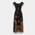 Floral Long Dress for Women – Fits 50kg to 80kg