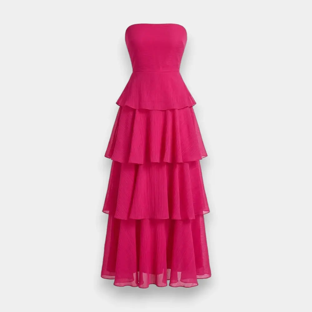Sleeveless Strapless Long Dress for Women