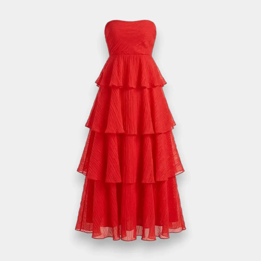 Sleeveless Strapless Long Dress for Women