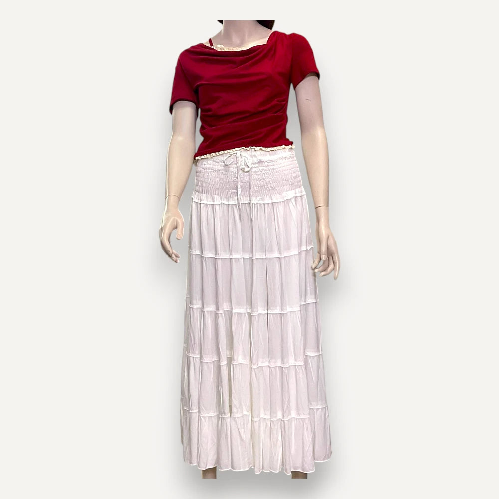 2 IN 1 Long Skirt - Free Size
