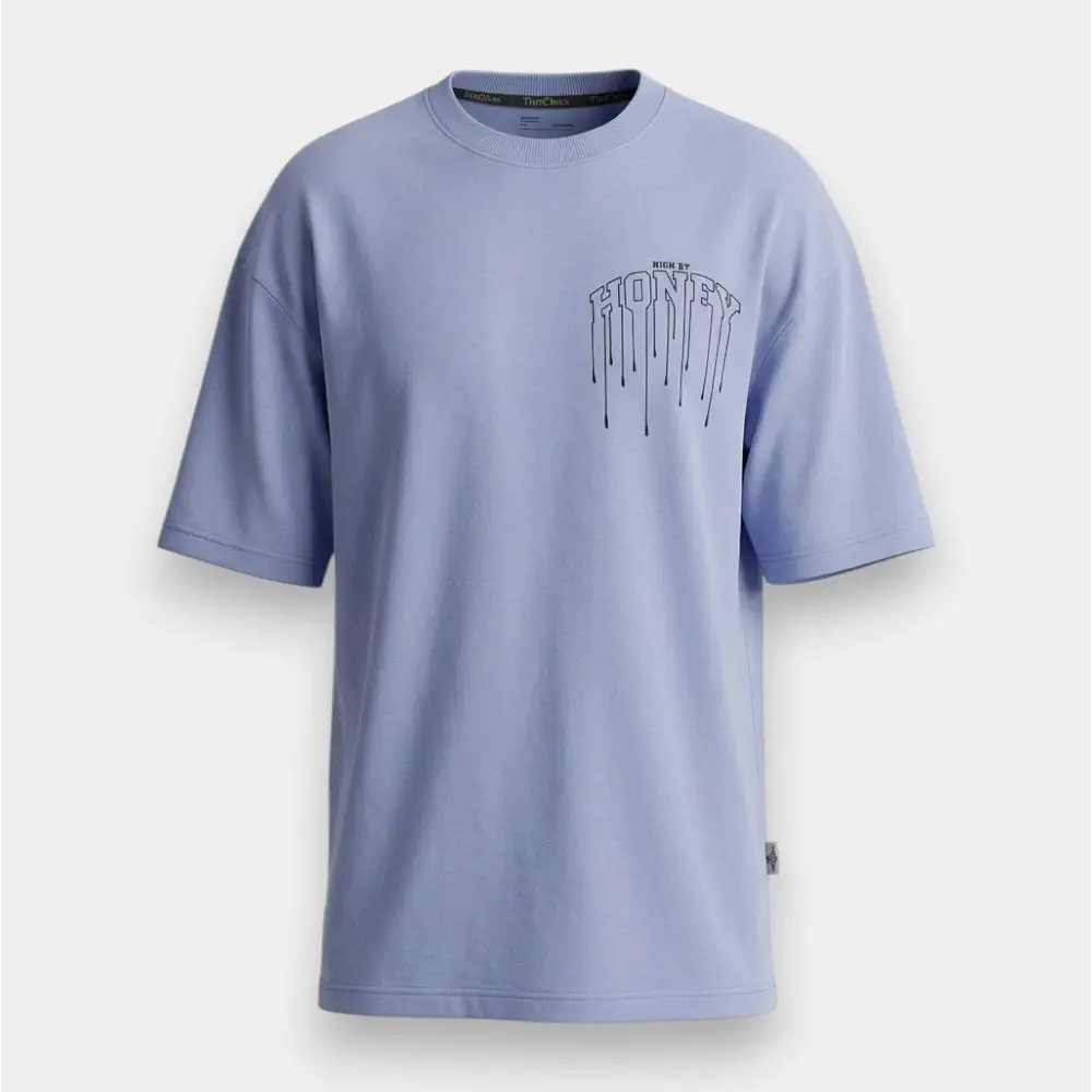Men's Honey Space Print T-Shirt – Perfect for Summer