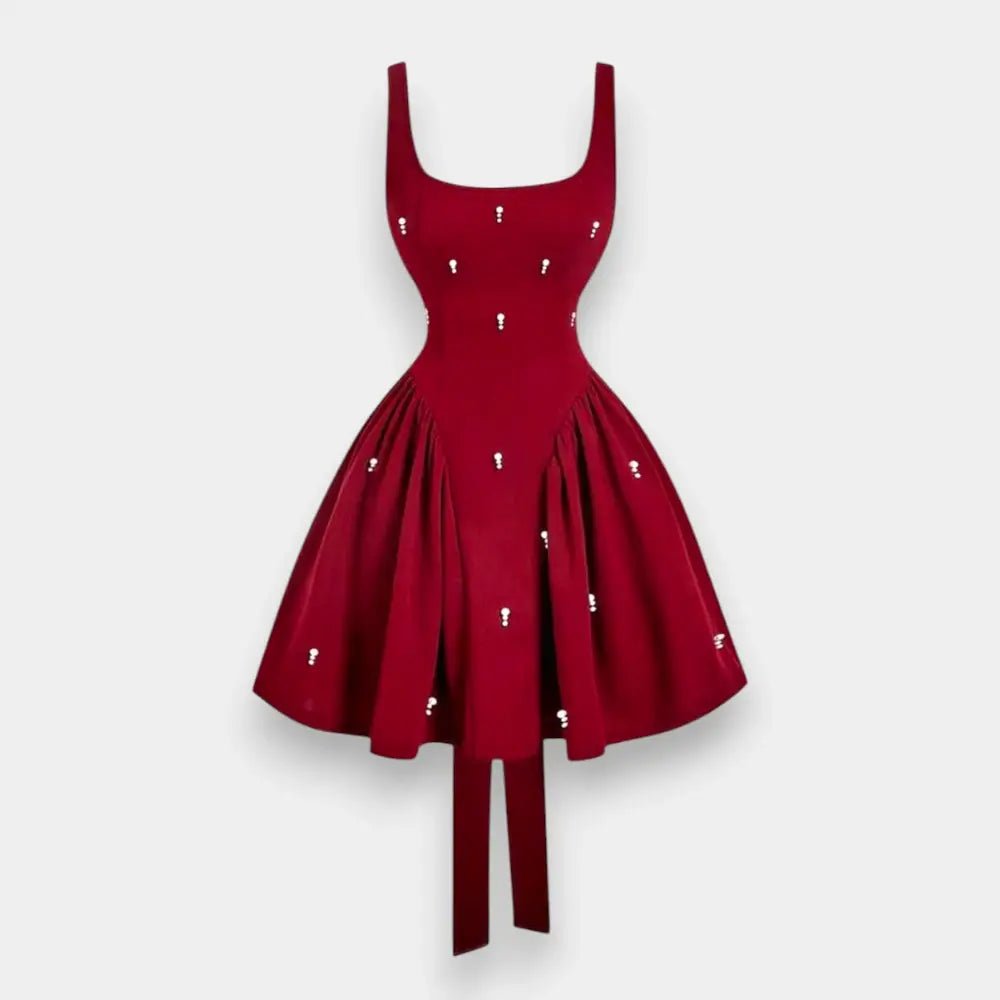 Backless Mini Dress Dresses & Gowns-Medium