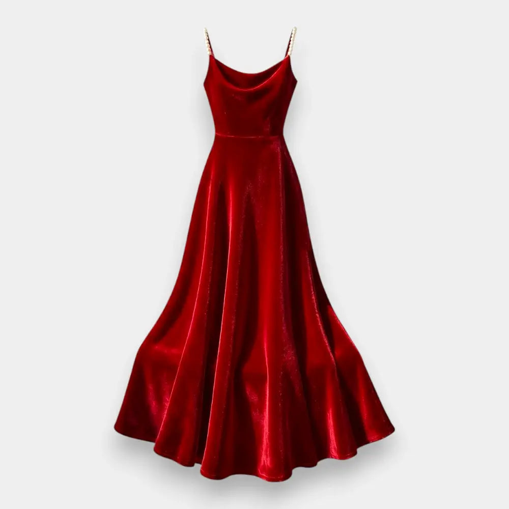 Long Velvet Dress Dresses & Gowns