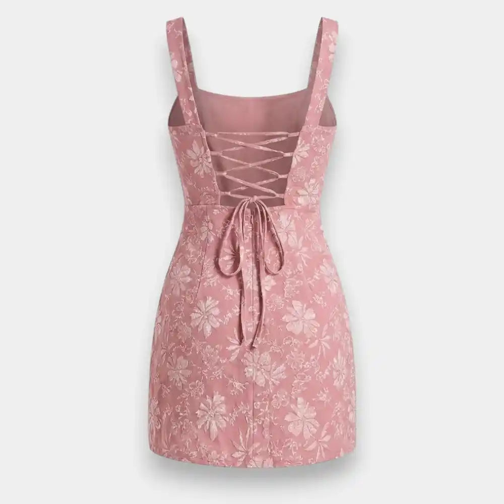 Short Backless Mini Dress Dresses & Gowns-Size Medium