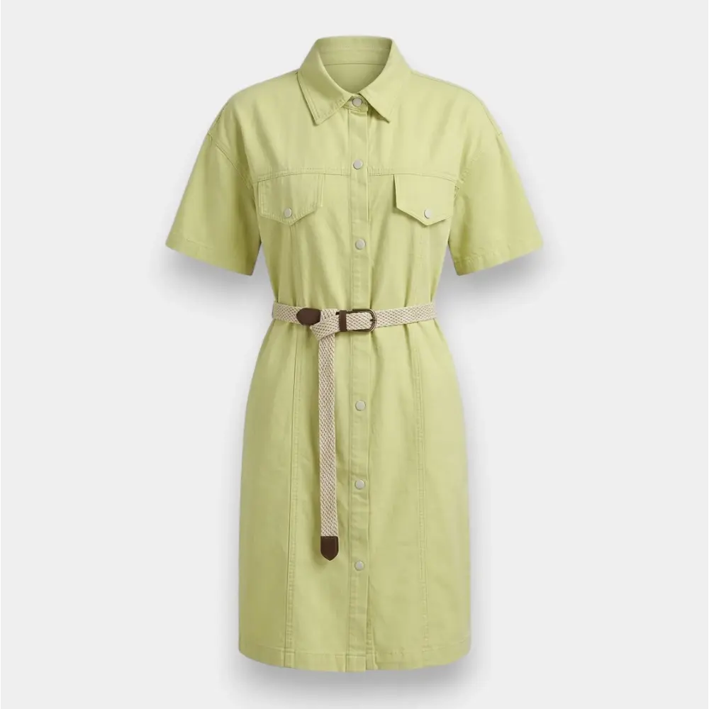 Women's Soft Denim Summer Dress- Free Size