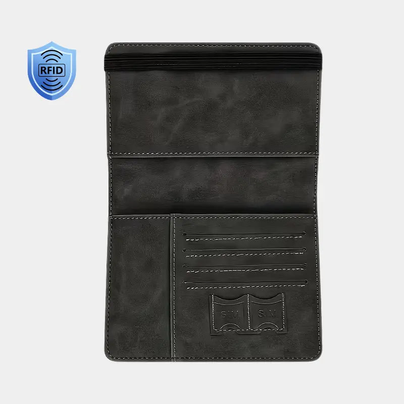 RFID Blocking Passport Holder Slim Travel Wallet for Passport Cards and Cash