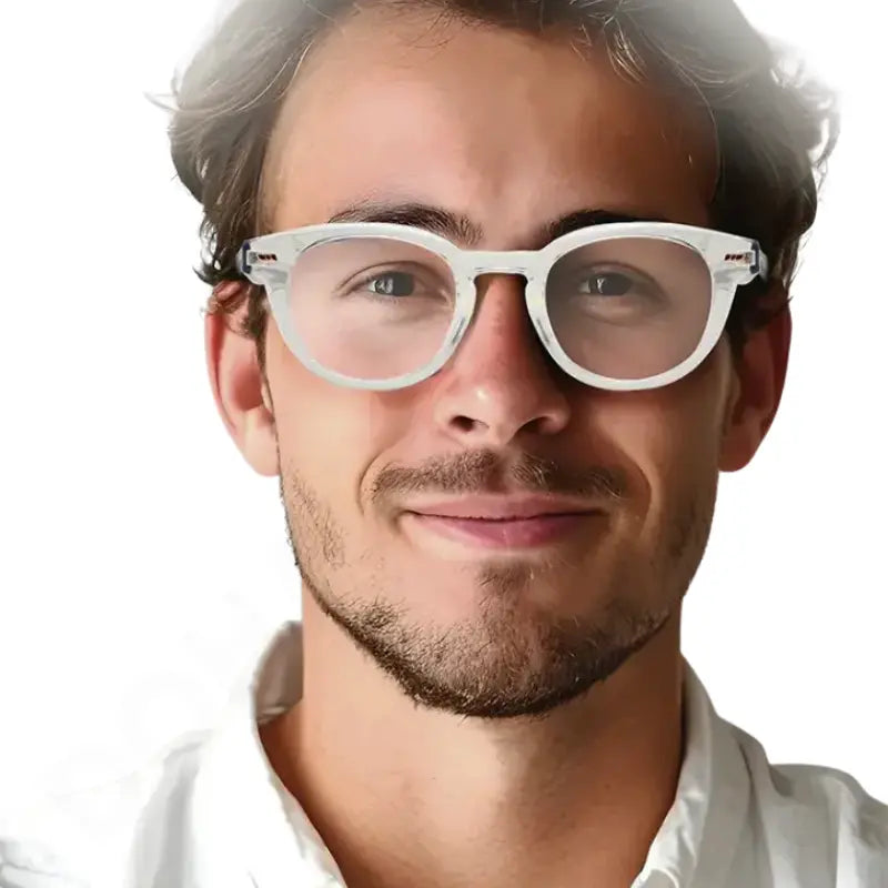 Porodo Lifestyle San Marino Transparent Anti-Blue Light Glasses
