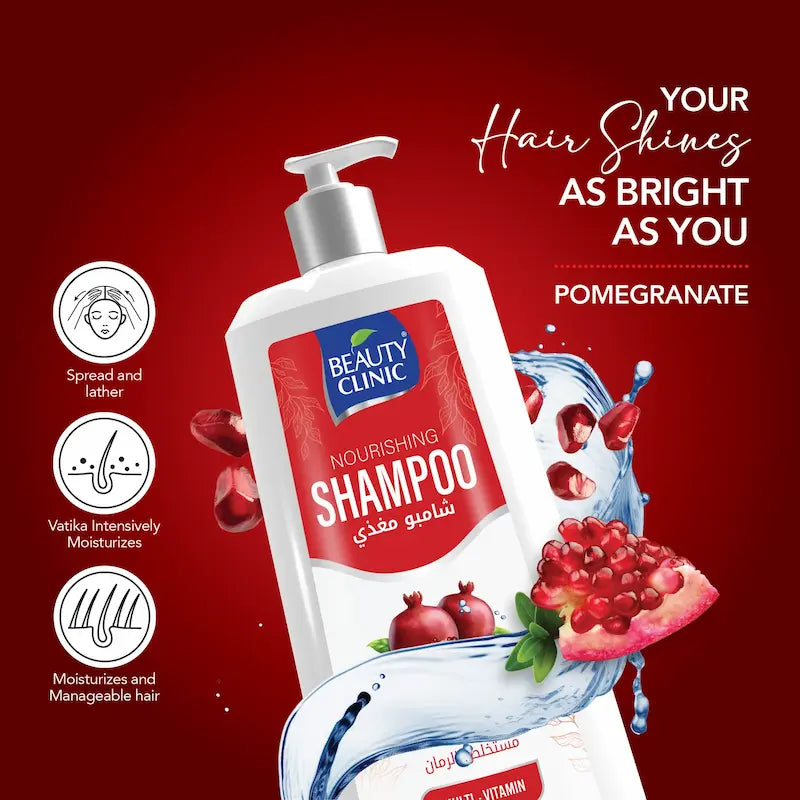 Beauty Clinic Shampoo 750ml – Pomegranate