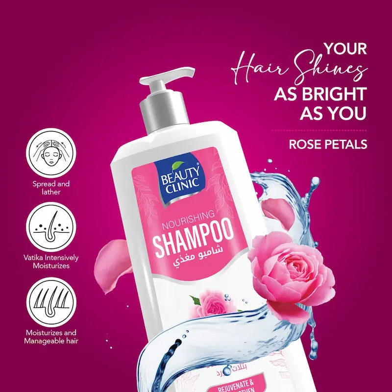 Beauty Clinic Shampoo 750ml – Rose