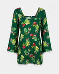Radha Short Green Kurthi for Women