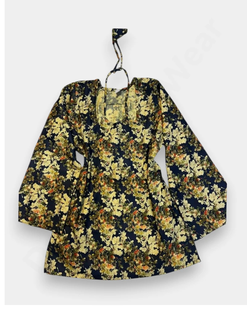 قميص قصير من الباشمينا للنساء - بلوزة نسائية فاخرة