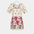 Ladies Short Kurti with Half Sleeves – Ethnic Wear