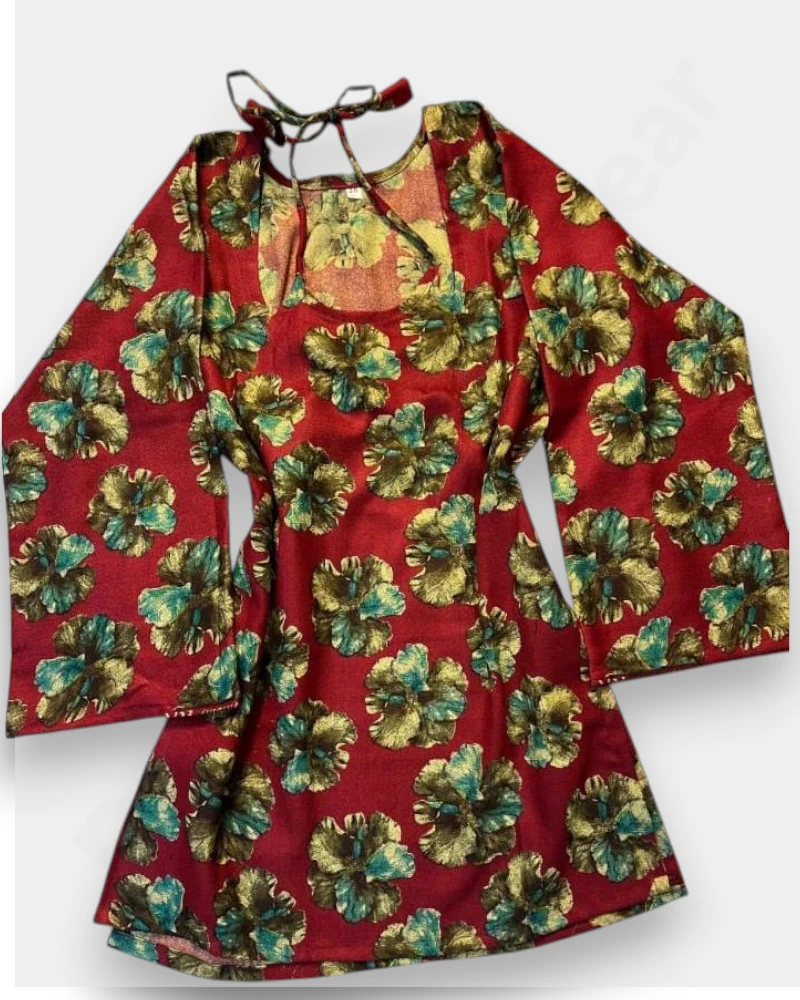 بلوزة كورتي نسائية من الباشمينا - أزياء نسائية فاخرة