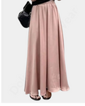 Long Skirt Silk Long Maxi Skirt  Shorts & Skirts