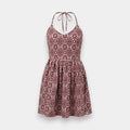 Halter Backless T-Shirt Ladies Kurti - Size Small To Large