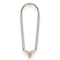 Dual-Strand Emerald Bead Mangalsutra Accessories