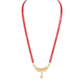Traditional Leaf-Motif Mangalsutra