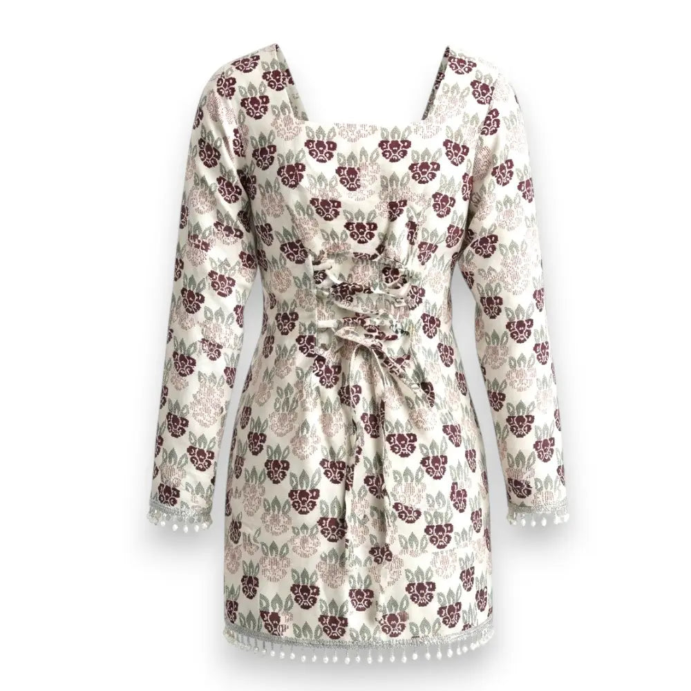 Dhaka Short White Kurthi – Ladies Kurthi