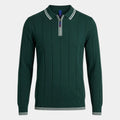 Men's Cotton Polo Zip Neck Shirt