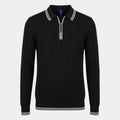 Men's Cotton Polo Zip Neck Shirt