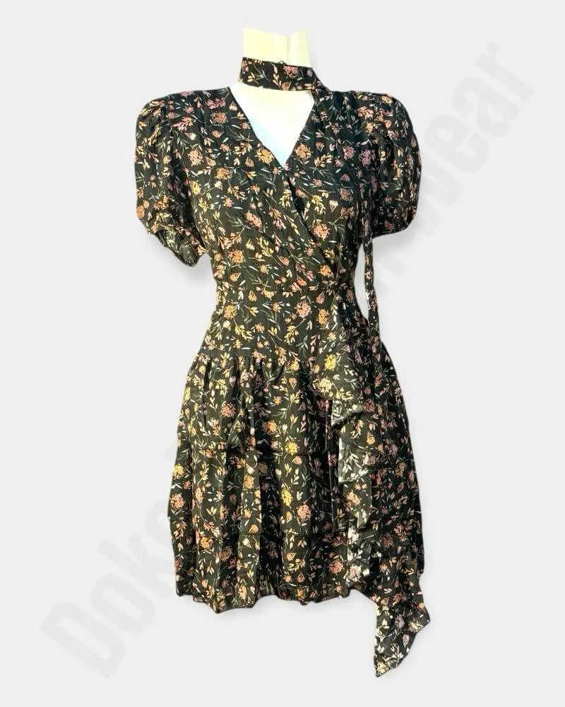 Floral Print Crepe Fit & Flare Dress - Dresses for Women | XS To M