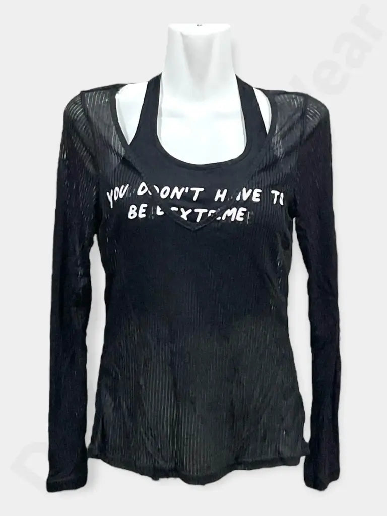 Summer Two-Piece T-shirt For Woman | Color Black