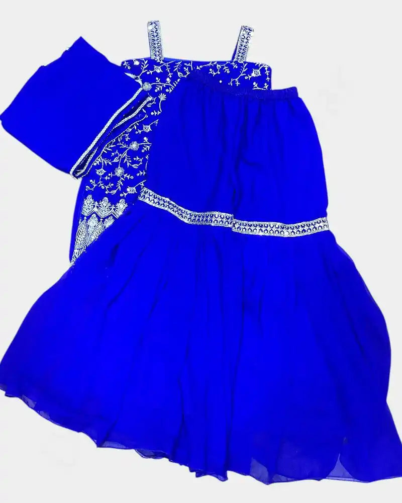 Elegant Gharara Set Half Sleeve Ladies Kurthi | Size M