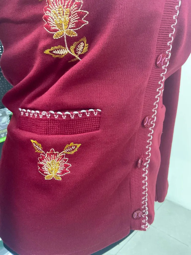 Sweter For Winter Knit V-neck Cardigan Jacket & Hoodie