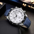 Men's Elegant Quartz Wristwatch | PU Leather Strap | Alloy Case | Casual Business Fashion Watch | Holiday Gift