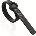 Ring Sizer Measuring Tool | Sizes 1–17 USA | Reusable Finger Size Gauge | Jewelry Sizing Tool | Black