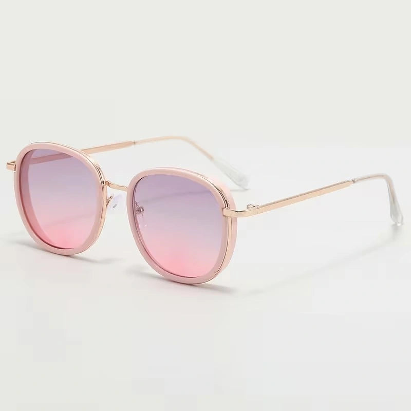 Pink Oversized Girls' Sunglasses UV400 – Kids Party & Prom Eyewear