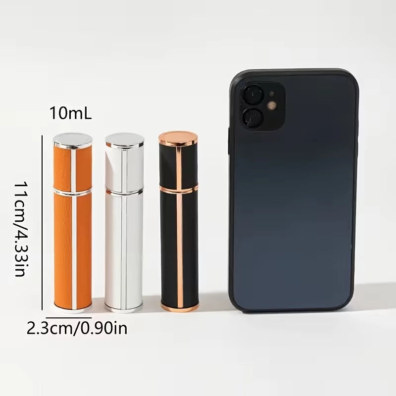 3pcs Mini Refillable Perfume Bottle Set – Portable Travel Atomizer (10ml)