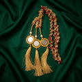 Red & Gold Color Traditional Paranda Hair Accessory in Qatar