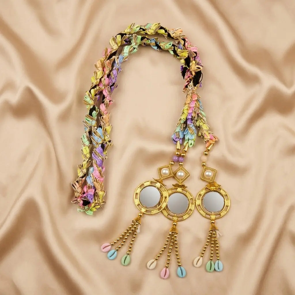 Multicolor Floral Paranda Hair Accessory – Qatar