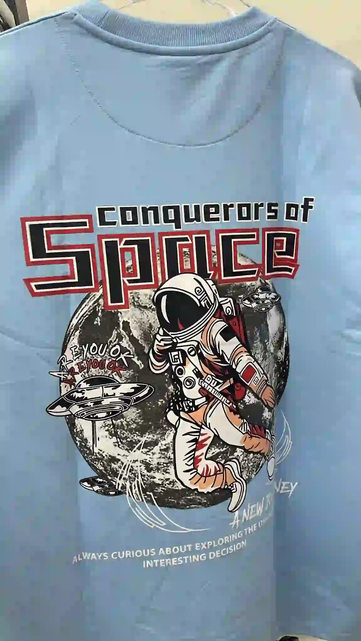 Men's Space Graphic Summer T-Shirt