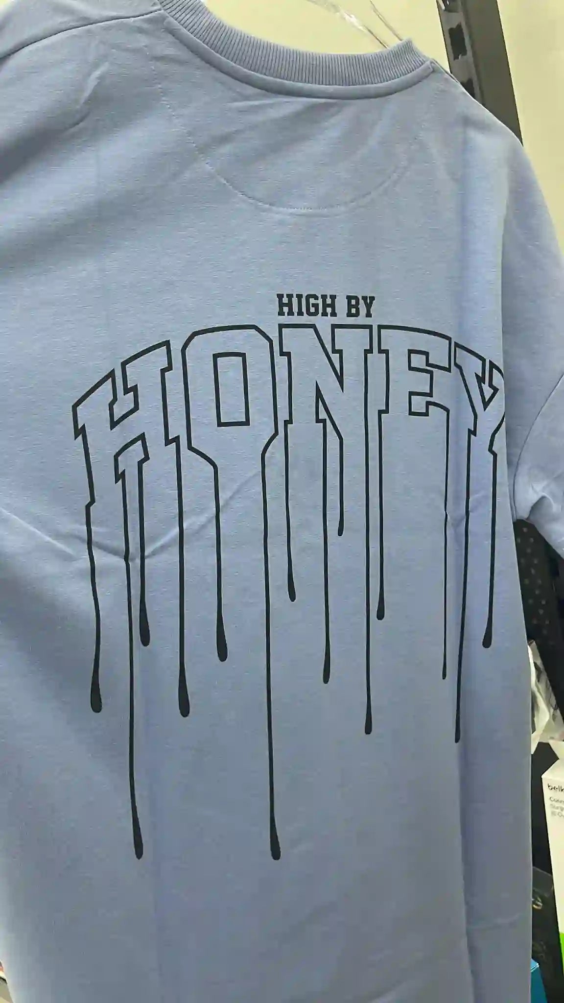 Men's Honey Space Print T-Shirt – Perfect for Summer