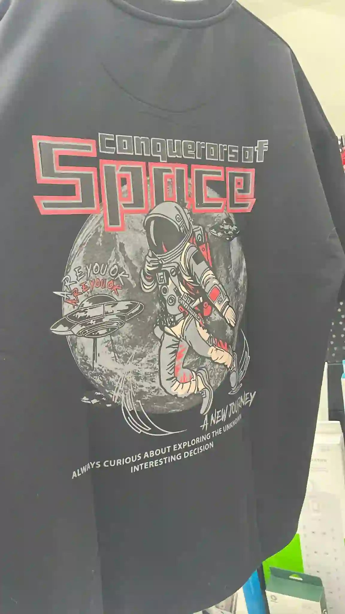 Men's Space Print Perfect Summer T-Shirt