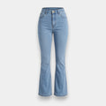 Women's Pocketed Flare Leg Denim Jeans