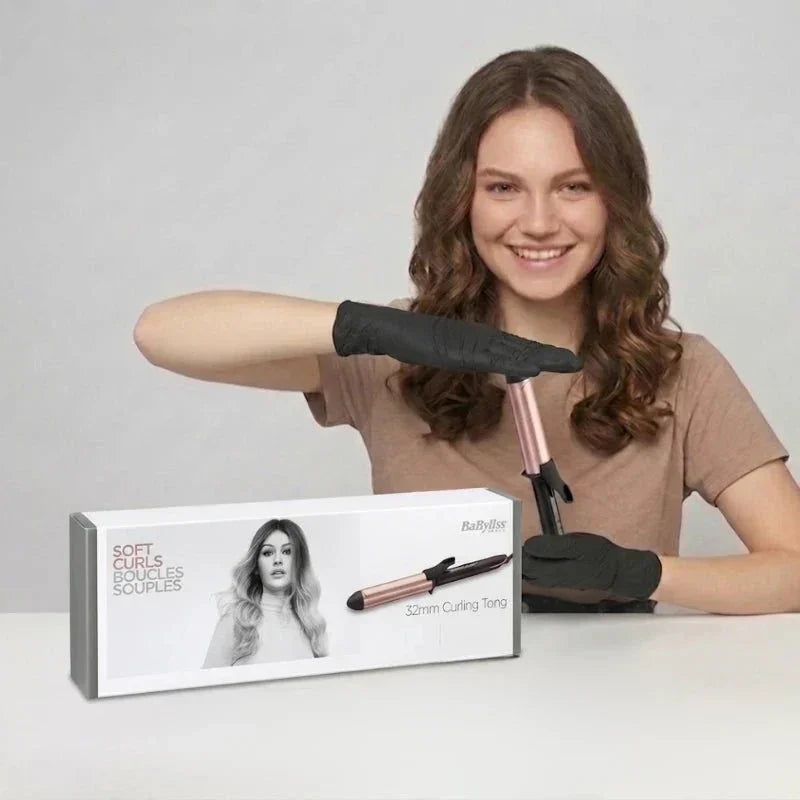 BaByliss C452SDE مملس الشعر 32 مم من السيراميك 210 درجة مئوية مع أسطوانة من الكوارتز والسيراميك