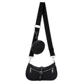 Multi-Pocket Crossbody Bag with Coin Pouch
