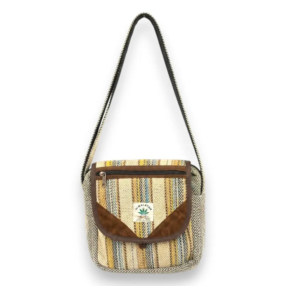 Unisex Himalayan Hemp Crossbody Bag