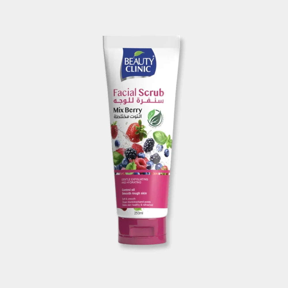 Beauty Clinic Face & Body Scrub 250ml – Mix Berry
