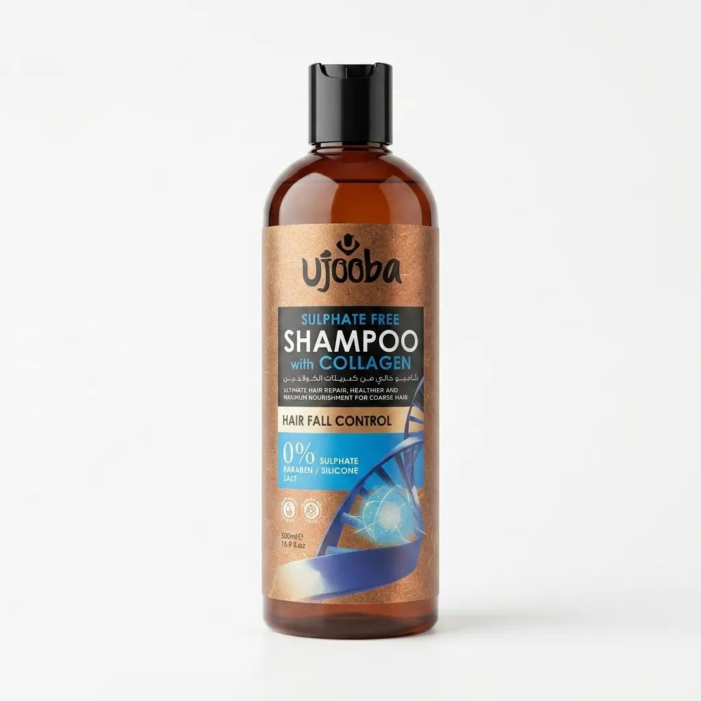 Ujooba Sulphate Free Shampoo with Collagen 500ml – Hair Fall Control