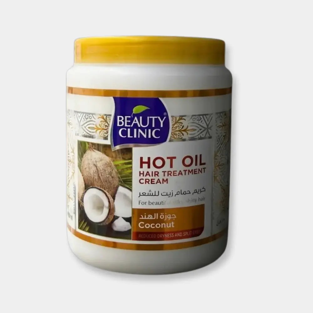 Beauty Clinic Hot Oil Hair Treatment Cream 1000ml – Coconut