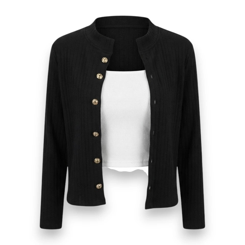 Cami Cardigan 2pcs Set Cardigan  Jackets & Hoodies