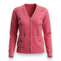 Sweter For Winter Knit V-neck Cardigan Jackets & Hoodies | Size L